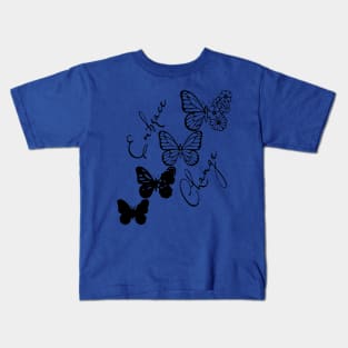 embrace change butterfly 2 Kids T-Shirt